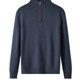 Sweater de Zip em Lã